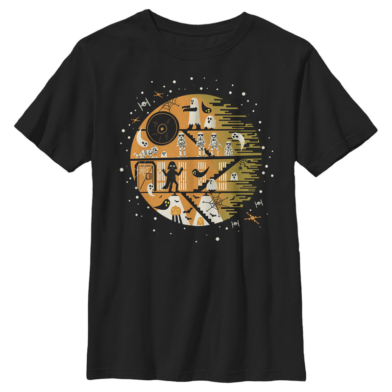 Boy's Star Wars Halloween Death Star T-Shirt