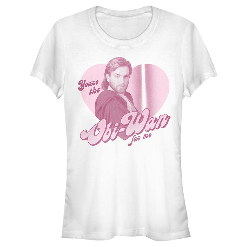 Junior's Star Wars Valentine's Day You're the Obi-Wan for Me T-Shirt