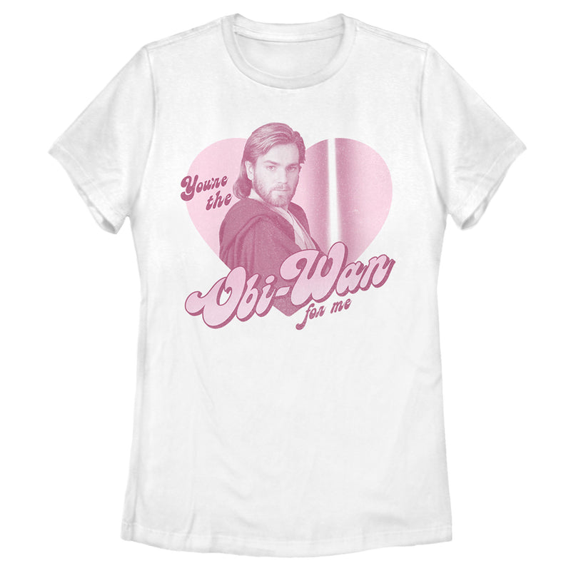 Women's Star Wars Valentine's Day You're the Obi-Wan for Me T-Shirt