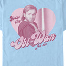 Men's Star Wars Valentine's Day You're the Obi-Wan for Me T-Shirt