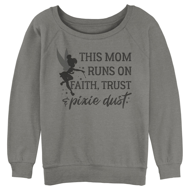 Junior's Peter Pan This Mom Runs on Pixie Dust Sweatshirt