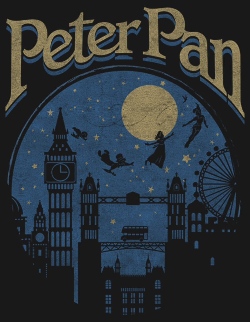 Girl's Peter Pan Flying Over London T-Shirt