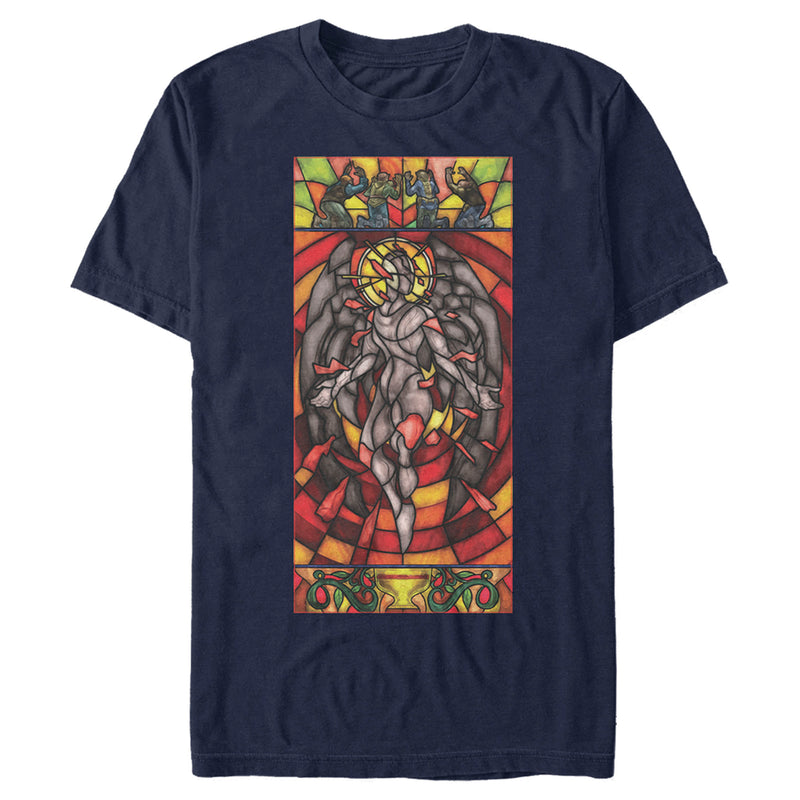 Men's Star Trek: Discovery Angel Stained Glass Print T-Shirt
