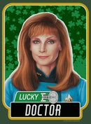 Junior's Star Trek: The Next Generation St. Patrick's Day Lucky Doctor Beverly Crusher Festival Muscle Tee