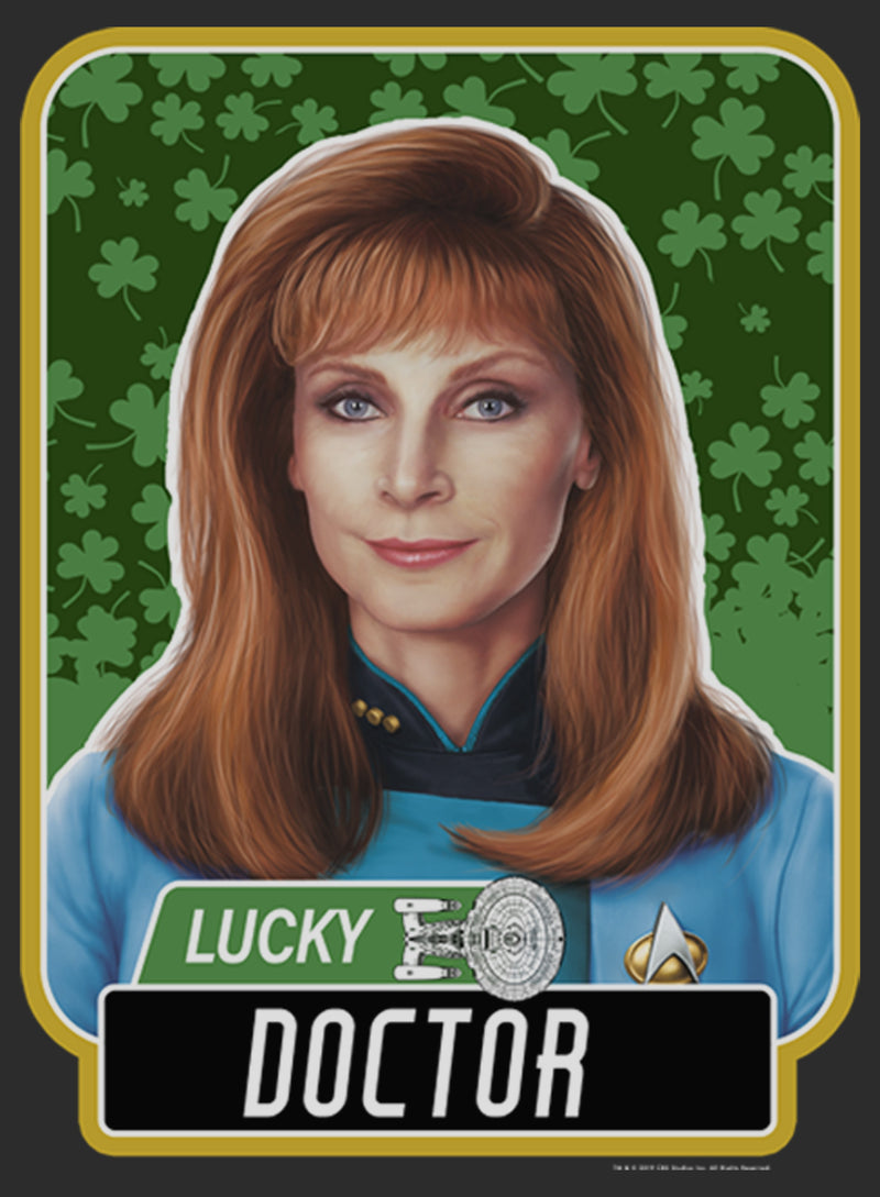 Women's Star Trek: The Next Generation St. Patrick's Day Lucky Doctor Beverly Crusher T-Shirt