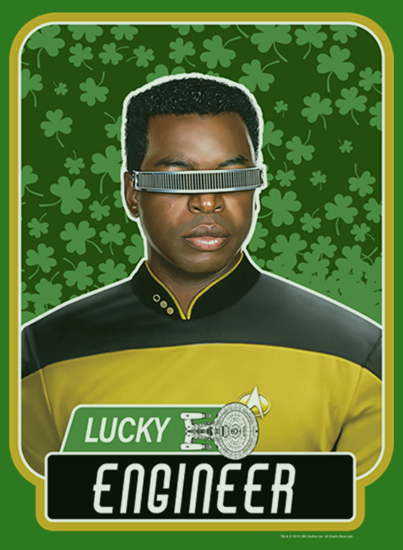 Men's Star Trek: The Next Generation St. Patrick's Day Lucky Engineer La Forge Sweatshirt