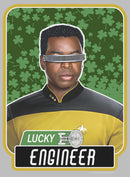 Men's Star Trek: The Next Generation St. Patrick's Day Lucky Engineer La Forge Long Sleeve Shirt