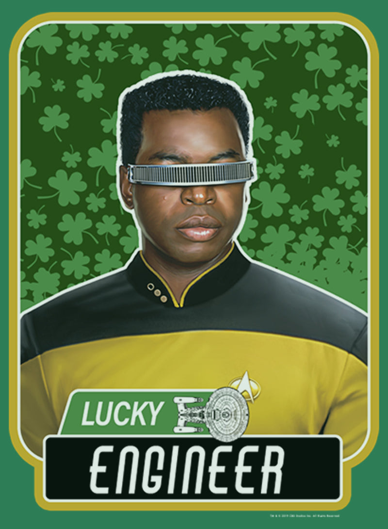 Women's Star Trek: The Next Generation St. Patrick's Day Lucky Engineer La Forge T-Shirt