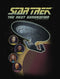 Junior's Star Trek: The Next Generation Enterprise with Captain and Crew Portraits Racerback Tank Top