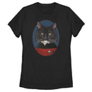 Women's Star Trek: The Next Generation Number One Commander William T Riker Cat T-Shirt