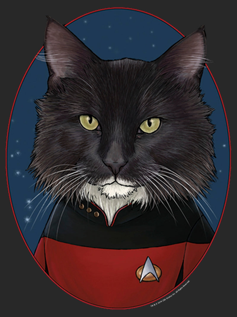 Women's Star Trek: The Next Generation Number One Commander William T Riker Cat T-Shirt