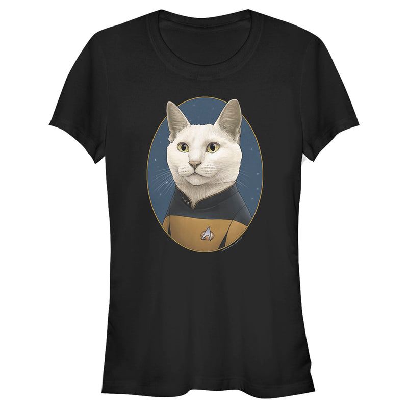 Junior's Star Trek: The Next Generation Commander Data Cat T-Shirt