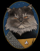 Men's Star Trek: The Next Generation Lieutenant Commander Worf Cat T-Shirt