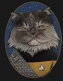 Girl's Star Trek: The Next Generation Lieutenant Commander Worf Cat T-Shirt