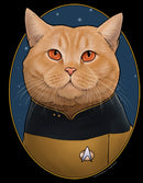 Men's Star Trek: The Next Generation Lieutenant O'Brien Cat T-Shirt