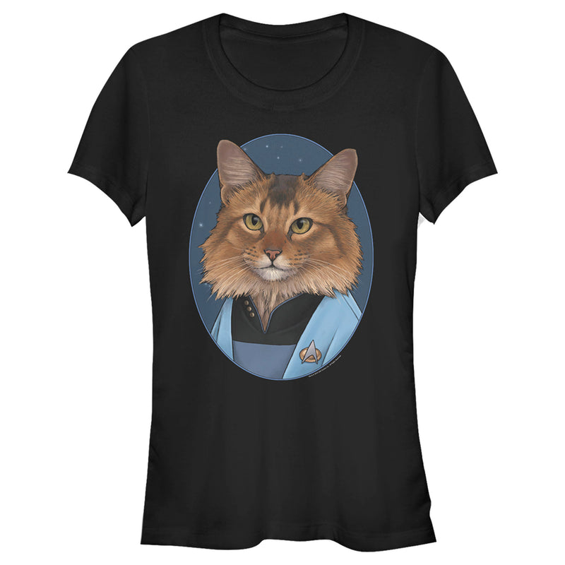 Junior's Star Trek: The Next Generation Doctor Beverly Crusher Cat T-Shirt