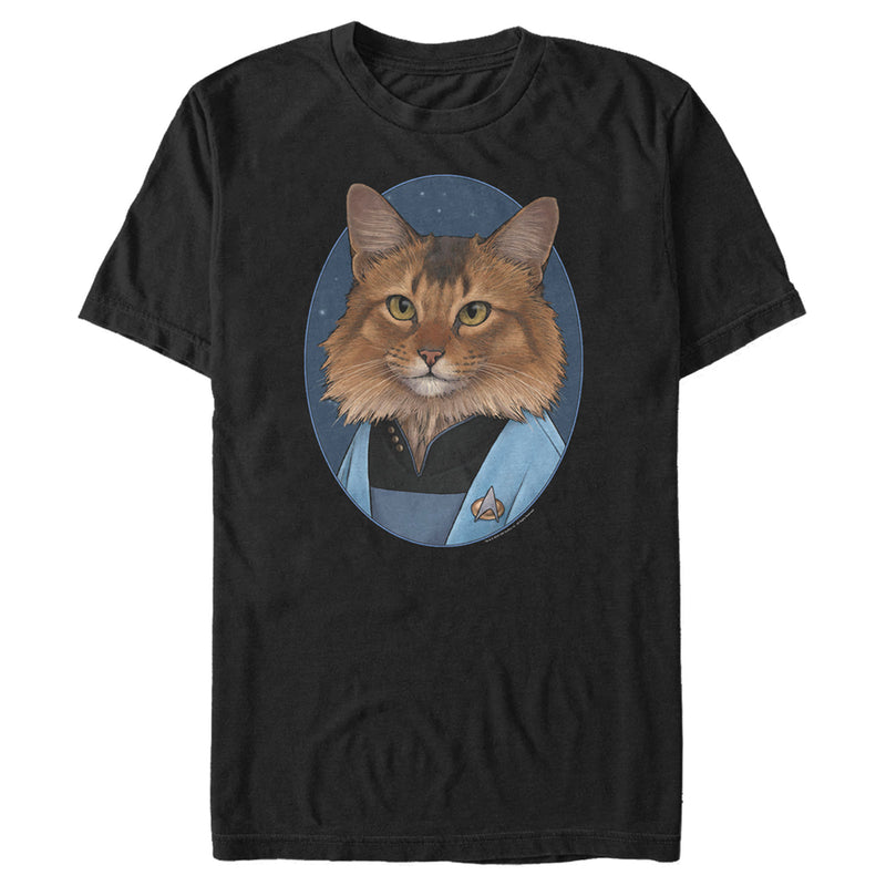 Men's Star Trek: The Next Generation Doctor Beverly Crusher Cat T-Shirt