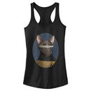 Junior's Star Trek: The Next Generation Lieutenant Commander Geordi La Forge Cat Racerback Tank Top