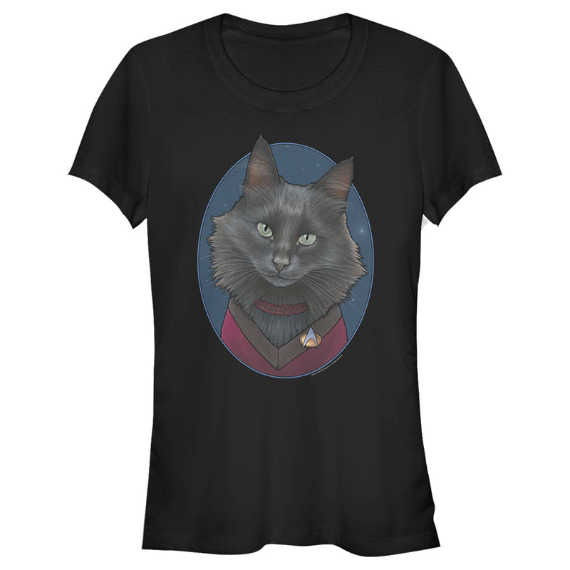 Junior's Star Trek: The Next Generation Officer Deanna Troi Cat T-Shirt