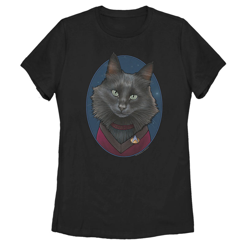 Women's Star Trek: The Next Generation Officer Deanna Troi Cat T-Shirt