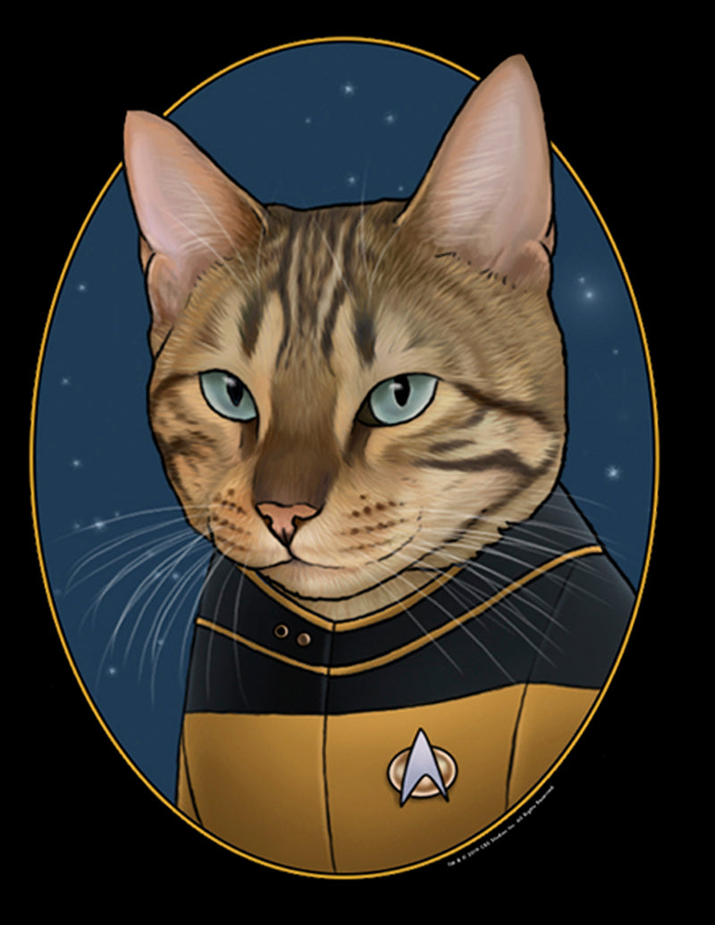 Men's Star Trek: The Next Generation Lieutenant Natasha Yar Cat T-Shirt