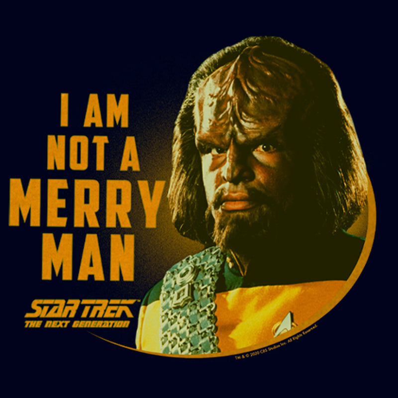 Junior's Star Trek: The Next Generation Worf I Am Not a Merry Man T-Shirt