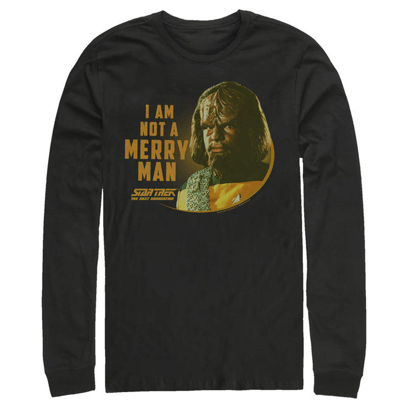 Men's Star Trek: The Next Generation Worf I Am Not a Merry Man T-Shirt