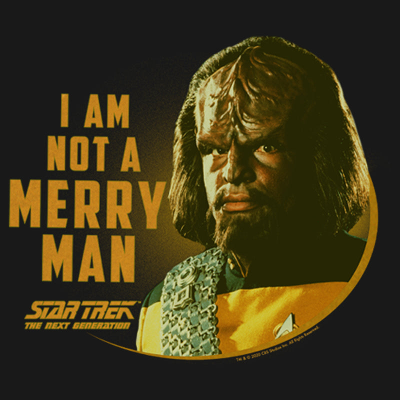 Girl's Star Trek: The Next Generation Worf I Am Not a Merry Man T-Shirt