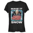 Junior's Star Trek: The Next Generation Captain Picard Make It Snow T-Shirt