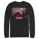 Men's Star Trek: The Next Generation Captain Picard Palm to Face Meme Long Sleeve Shirt