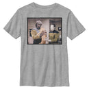 Boy's Star Trek: The Next Generation Worf and Data What Do We Do With This Cat T-Shirt