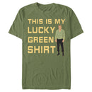 Men's Star Trek St. Patrick's Day Kirk This is my Lucky Green Shirt T-Shirt