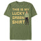 Men's Star Trek St. Patrick's Day Kirk This is my Lucky Green Shirt T-Shirt