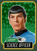 Junior's Star Trek: The Original Series St. Patrick's Day Spock Lucky Science Officer Festival Muscle Tee