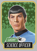 Men's Star Trek: The Original Series St. Patrick's Day Spock Lucky Science Officer Long Sleeve Shirt