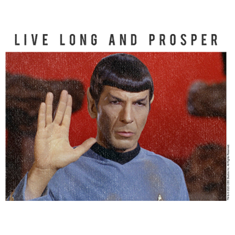 Junior's Star Trek: The Original Series Spock Live Long and Prosper T-Shirt