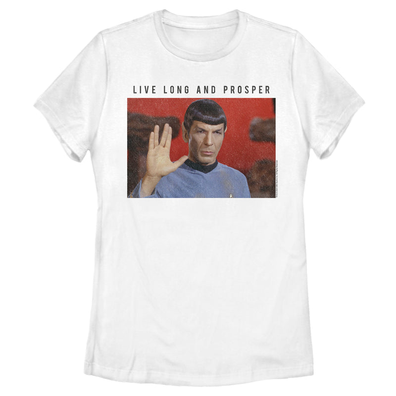 Women's Star Trek: The Original Series Spock Live Long and Prosper T-Shirt