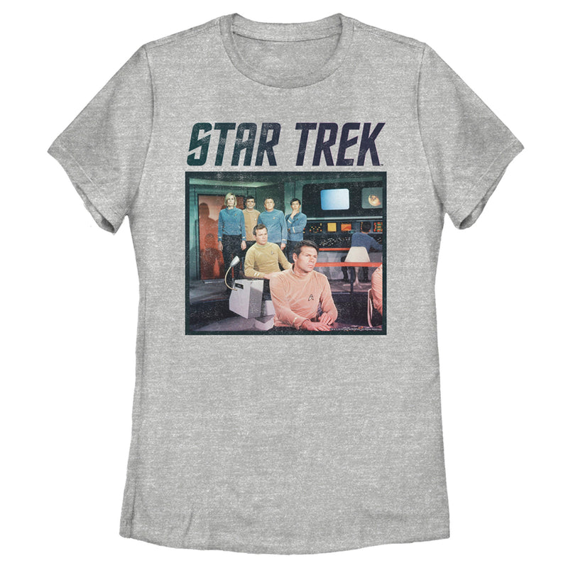 Women's Star Trek: The Original Series Enterprise Crew Poster T-Shirt