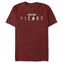 Men's Star Trek: Picard Gold Picard Logo T-Shirt