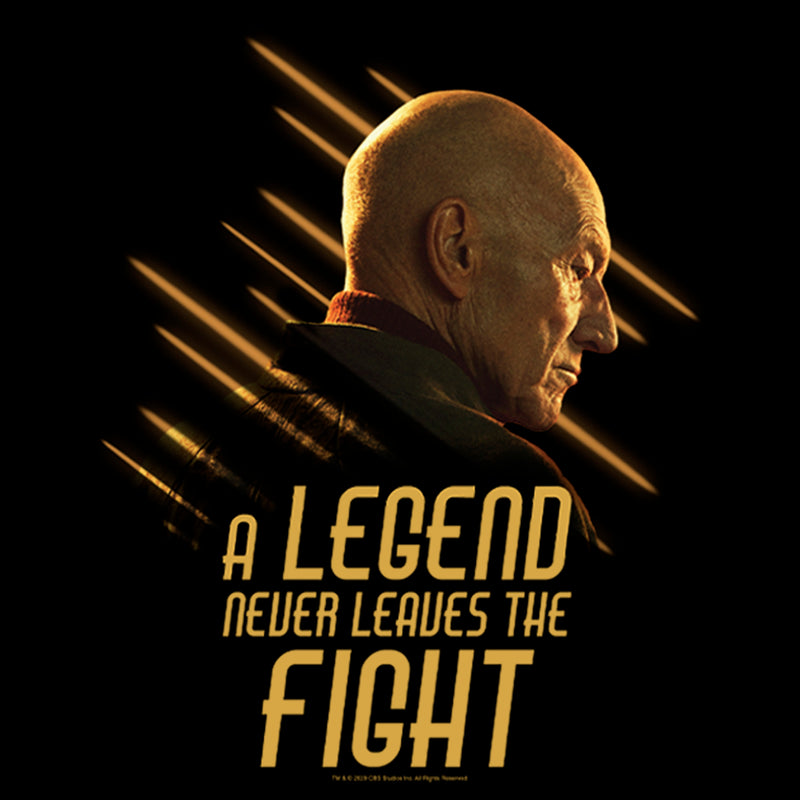 Men's Star Trek: Picard A Legend Never Leaves the Fight Picard T-Shirt