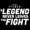 Men's Star Trek: Picard A Legend Never Leaves the Fight Logo T-Shirt