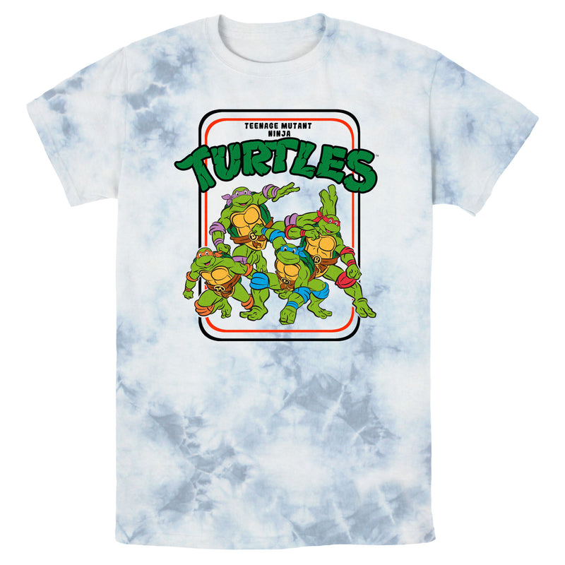 Men's Teenage Mutant Ninja Turtles Retro Card Frame Logo T-Shirt