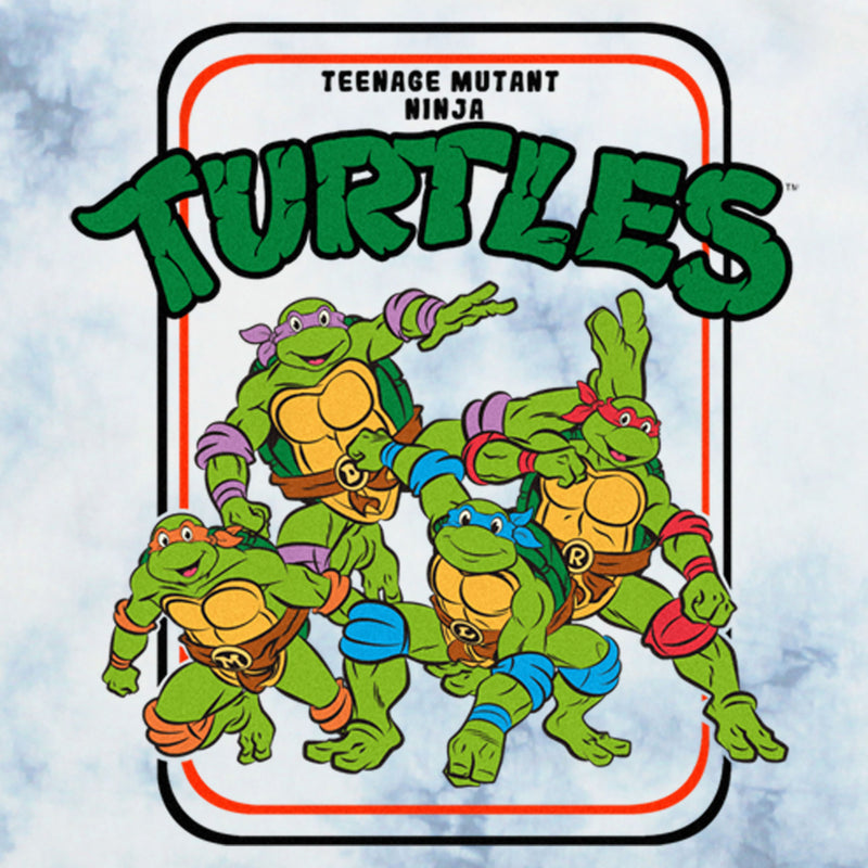 Men's Teenage Mutant Ninja Turtles Retro Card Frame Logo T-Shirt