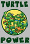 Girl's Teenage Mutant Ninja Turtles Turtle Power Circle T-Shirt