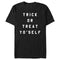 Men's Lost Gods Halloween Trick Or Treat Yo' Self T-Shirt