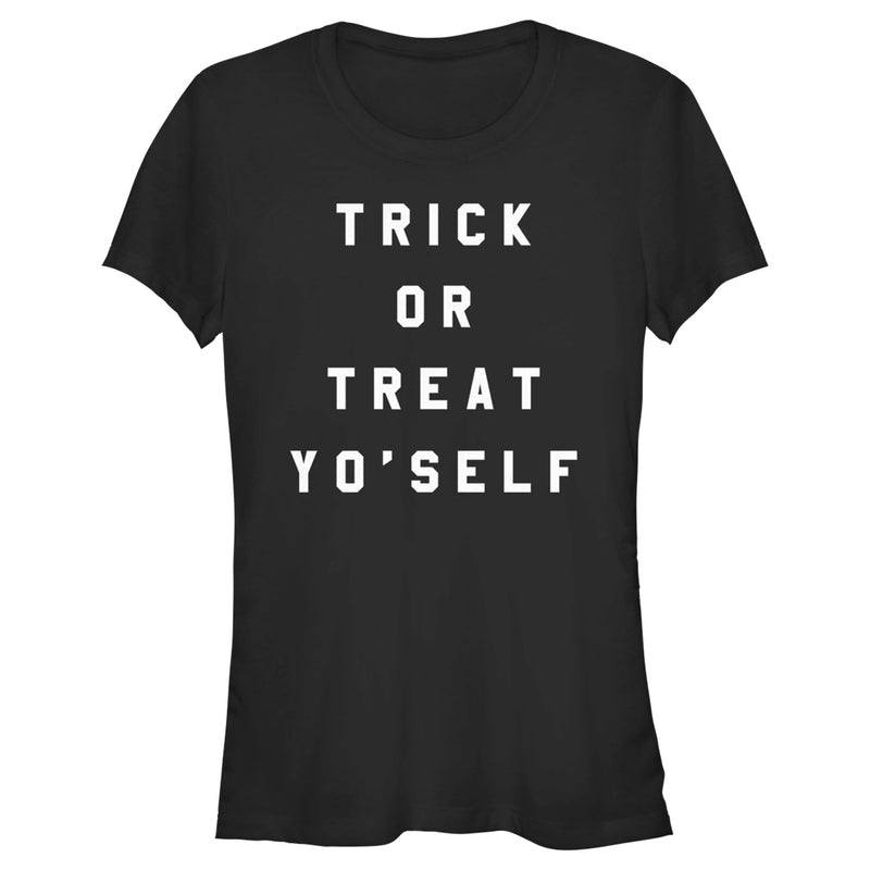 Junior's Lost Gods Halloween Trick Or Treat Yo' Self T-Shirt