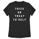 Women's Lost Gods Halloween Trick Or Treat Yo' Self T-Shirt