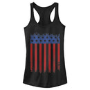 Junior's Lost Gods Distressed USA Flag Racerback Tank Top