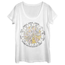 Women's Lost Gods Astrology Vintage Wheel T-Shirt