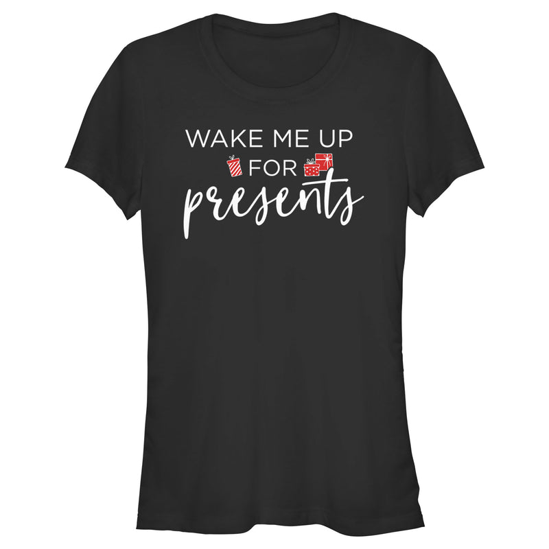 Junior's Lost Gods Wake Me up for Presents T-Shirt